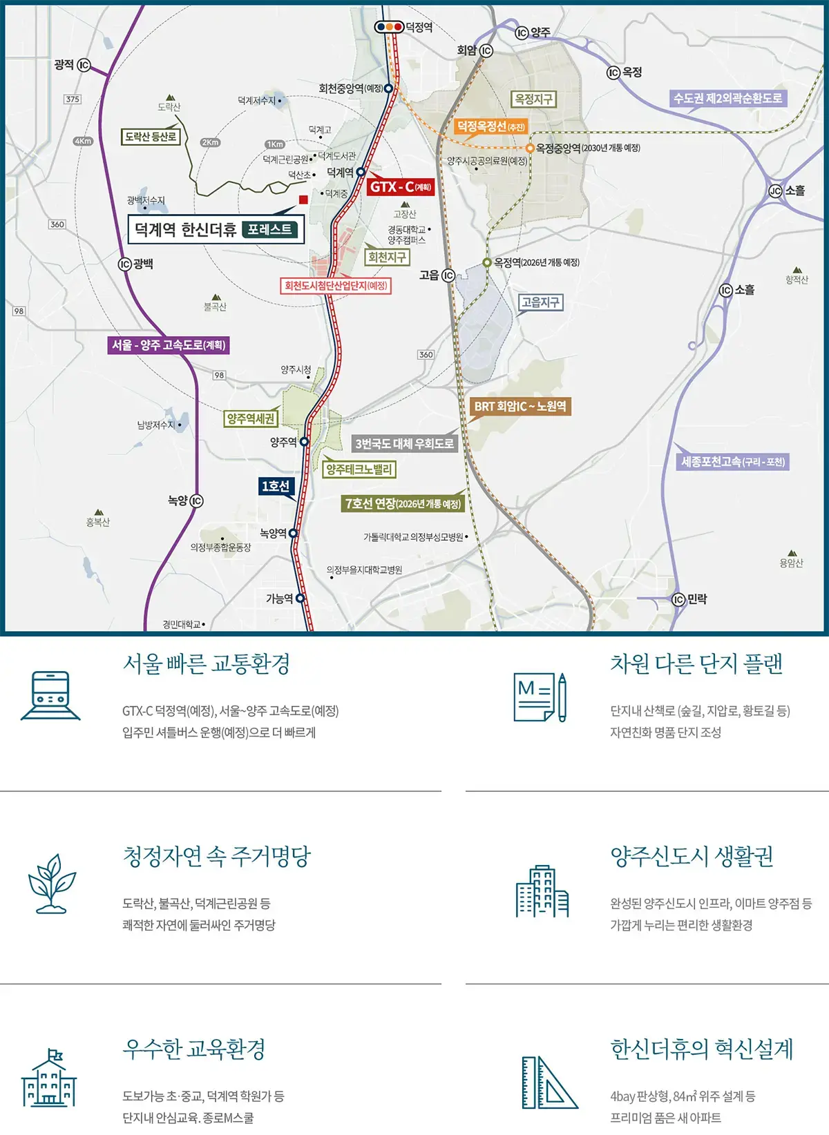 덕계역 광역지도입니다